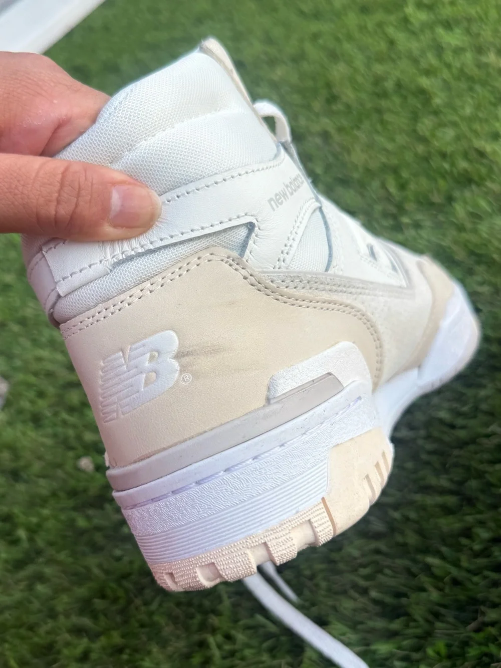 New Balance 650 White Cream High Top Sneakers Men’s Size 12 BB650RP